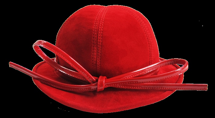 รูจ รูจ นำเสนอ หมวกวินเทจสีแดงสด “Bowler” ประดับแต่งด้วยโบว์ขนาดเล็กบริเวณริมขอบหมวก