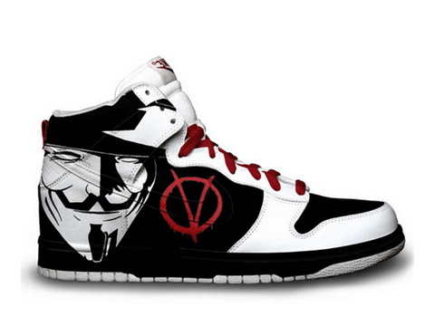 V-For-Vendetta Nike Dunk