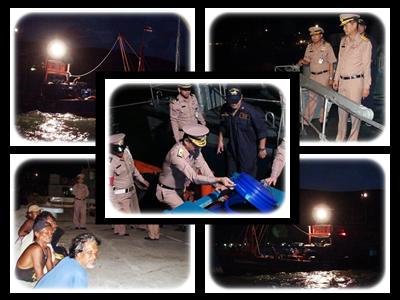 18 เม.ย.ที่ผ่านมาทหารเรือทัพเรือภาคที่2สงขลา จับกุมเรือประมงดัดแปลงบรรทุกน้ำเถื่อน 25,000 ลิตร ในน่านน้ำอ่าวไทย
