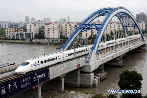 รถไฟความเร็วสูงในจีน