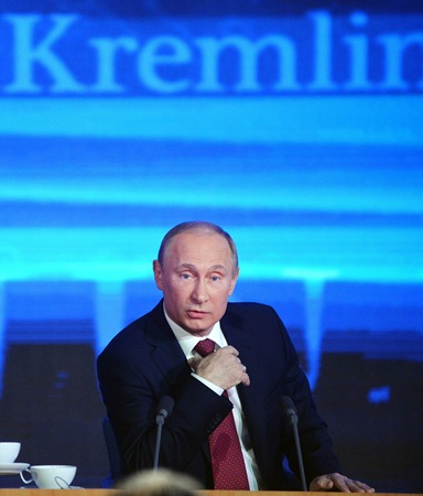 ประธานาธิบดีวลาดิมีร์ ปูตินแห่งรัสเซีย เปิดแถลงข่าวครั้งใหญ่ ครั้งแรกนับตั้งแต่กลับมารับตำแหน่งอีกเป็นสมัยที่ 3