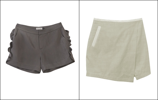 Fin Short ราคา1950 บาท และ Mini semi-warp skirt ราคา 2650 บาท จาก ไพเซส