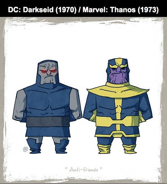 DC : Darkseid Vs MARVEL : Thanos