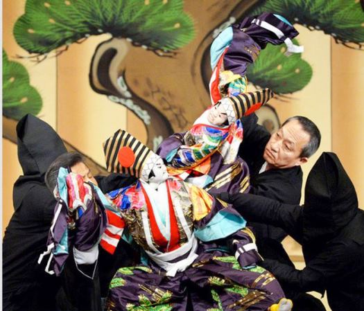 การแสดงละครหุ่นบุนระคุ ที่โรงละครแห่งชาติจังหวัดโอซากา