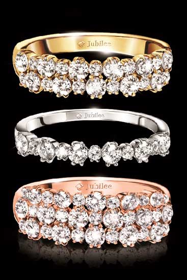 แหวนประดับเพชรคอลเลกชันพิเศษ Rhythm ราคาเริ่มต้น 33,000 บาท จาก Jubilee Diamond 
