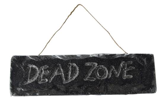 ป้ายโฟม Dead  Zone  ราคา 95 บาท