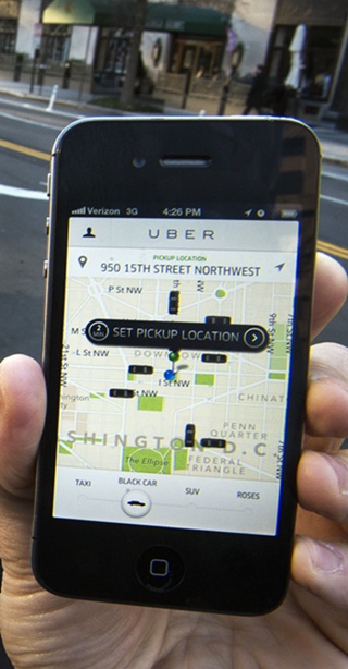 The California Public Utilities Commission on Thursday hit an Uber subsidiary with a $7.6 million fine for failing to comply with reporting requirements fully and in a timely manner. -- Photo: AFP