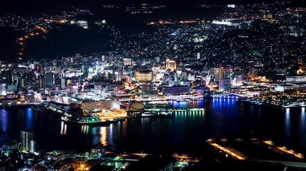 ทิวทัศน์ยามราตรีของเมืองนางาซากิ สวยที่สุดติดอันดับ 1ใน3ของทั่วโลก