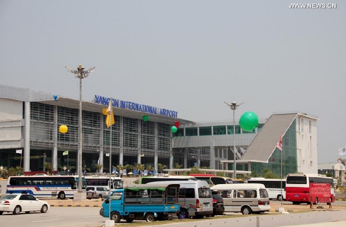 <br><FONT color=#000033>พม่าเปิดใช้งานอาคารผู้โดยสาร T1 อาคารผู้โดยสารหลังใหม่ของสนามบินนานาชาติย่างกุ้ง เมื่อวันที่ 12 มี.ค. -- Xinhua/Haymhan.</font></b>