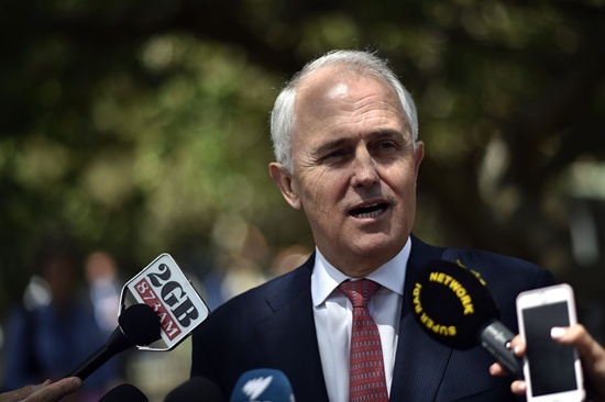 A reptile star from global hit film Crocodile Dundee has picked incumbent Australian Prime Minister Malcolm Turnbull to win national elections on Saturday. -- Photo: AFP