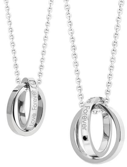สร้อยคอพร้อมจี้แหวน Inori สลักลาย Forever Love ราคาเส้นละ 2,200 บาท จากบีเทรนด์