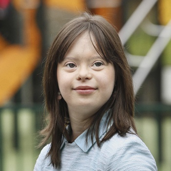 Paris: An undated handout photo released by Unapei/GloryParis on March 8, 2017 shows Melanie Segard, a 21-year-old woman with Down syndrome. AFP/Unapei/GloryParis/Handout