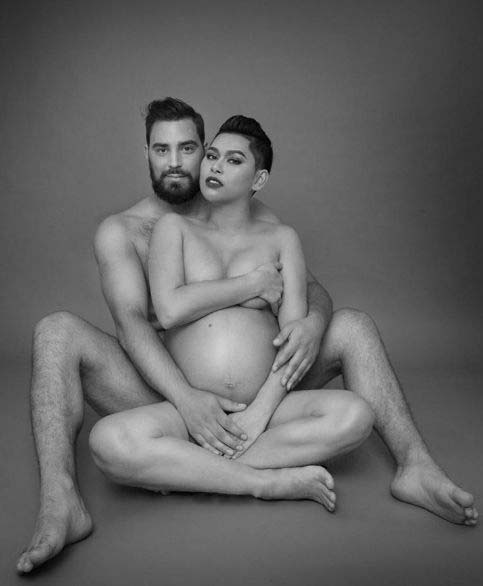 ภาพเซ็กซี่กับสามีปัจจุบัน ขณะตั้งท้องได้ 7 เดือน