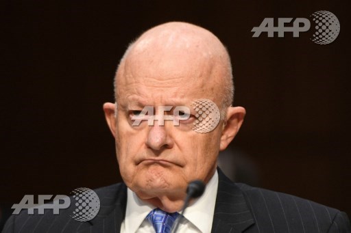 (FILES) This file photo taken on May 8, 2017 shows former Director of National Intelligence James Clapper preparing to testify before the US Senate Judiciary Committee on Capitol Hill in Washington, DC. Australia must be alert to foreign government interference in its democratic systems, former top US intelligence official James Clapper warned on June 7, after China was accused of meddling in the countrys politics. Jim Watson/AFP