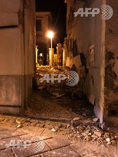 An earthquake hit the popular Italian tourist island of Ischia, off the coast of Naples, causing several buildings to collapse on August 21, 2017. A 3.6 magnitude earthquake struck Ischia on Monday, prompting destruction that left at least one dead and seven missing at peak tourist season. Gaetano Di Meglio/AFP