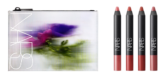 NARS Floral Redux - Tribulation Velvet Matte Lip Pencil Set with Pouch