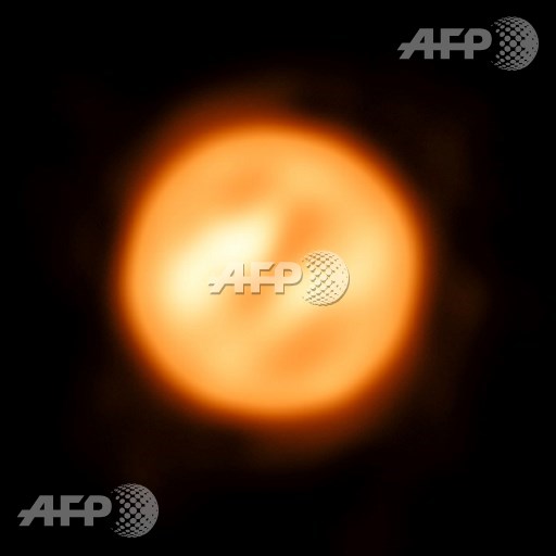 A handout photo released by the European Southern Observatory on August 22, 2017 shows a remarkable image of the red supergiant star Antares constructed by astronomers using ESOs Very Large Telescope Interferometer (VLTI). This is the most detailed image ever of this object, or any other star apart from the Sun. Keiichi Ohnaka/European Southern Observatory/AFP