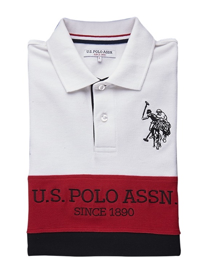 เสื้อยืดโปโลคอปกเสริมลุคในวันสบายๆ จากแบรนด์ US Polo Assn ราคาพิเศษ 1,590 บาท จากปกติ 2,290 บาท 