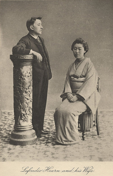 โคะอิซุมิ ยะกุโมะ กับภรรยาชาวญี่ปุ่น