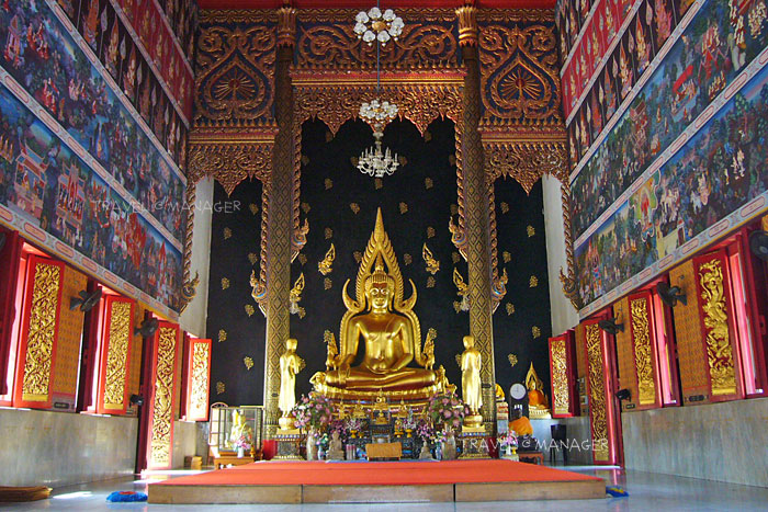 พระพุทธชินราชแห่งวัดพุทธบูชา สร้างจำลองเท่าองค์จริง