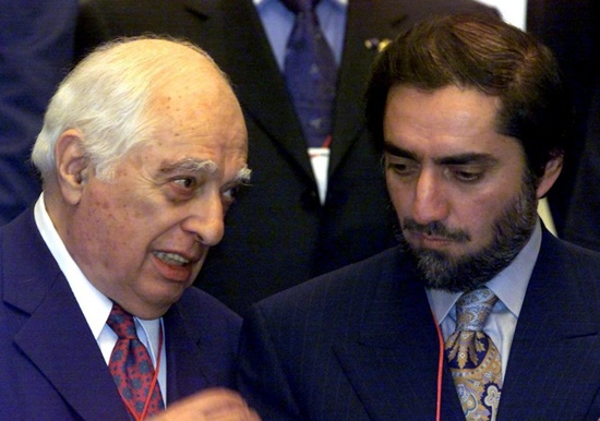 (FILES) In this file photo taken on February 12, 2002, Near Eastern Studies Professor Bernard Lewis (L) from Princeton University, chats with Interim Afganistan Foreign Minister Abdoullah Abdoullah during the OIC - EU Joint Forum Family picture in Istanbul Historian Bernard Lewis, whose influential books shaped generations of Middle East scholars but whose views stirred fierce passions, died at an assisted living facility on May 19, 2018, The Washington Post reported. He was 101. Kerim Okten/Pool/AFP(FILES) In this file photo taken on February 12, 2002, Near Eastern Studies Professor Bernard Lewis (L) from Princeton University, chats with Interim Afganistan Foreign Minister Abdoullah Abdoullah during the OIC - EU Joint Forum Family picture in Istanbul Historian Bernard Lewis, whose influential books shaped generations of Middle East scholars but whose views stirred fierce passions, died at an assisted living facility on May 19, 2018, The Washington Post reported. He was 101. Kerim Okten/Pool/AFP