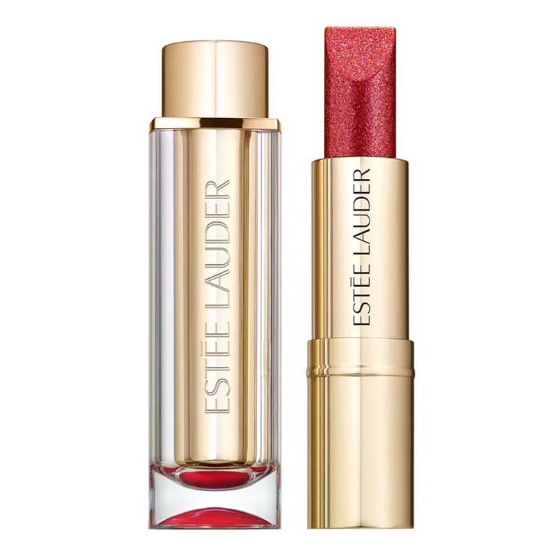 Pure Color Love Chrome Lipstick สี hot rocket จาก Estee Lauder