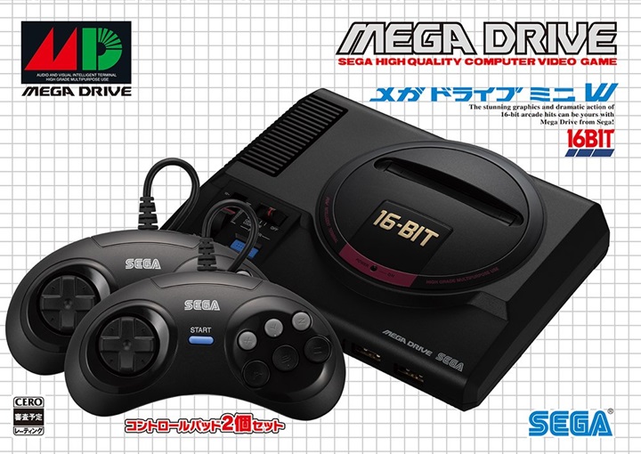 เครื่องเกมย่อส่วน "Mega Drive Mini" ขายทั่วโลก 19 ก.ย.