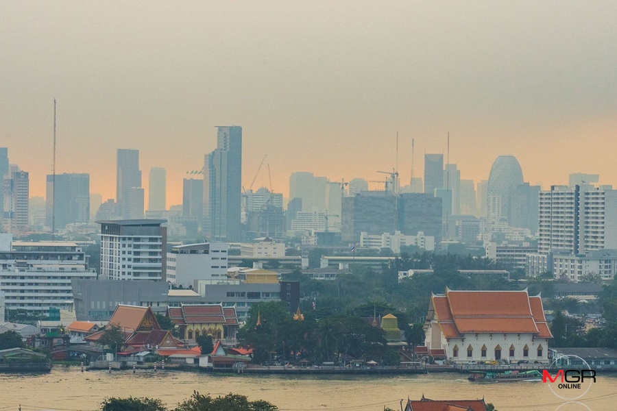 ภาพช่วงเกิดวิกฤตฝุ่นละออง PM 2.5. (แฟ้มภาพ)