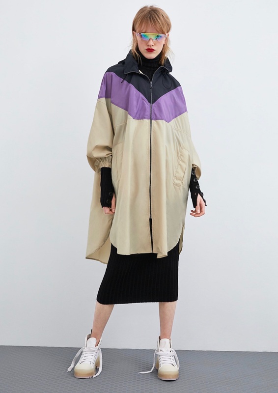Zara-Packable-Block-Color-Raincoat