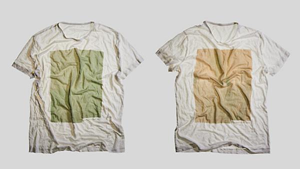 สีสกัดจากสาหร่ายจะทำให้เสื้อเปลี่ยนสีเมื่อใส่ไปนานๆ (ภาพจากเว็บไซต์วอลเลแบ็ก)