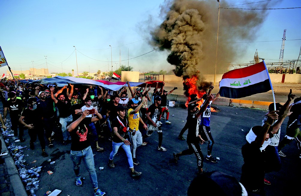 เหตุความไม่สงบในประเทศอิรัก ประชาชนประท้วงต่อต้านรัฐบาล