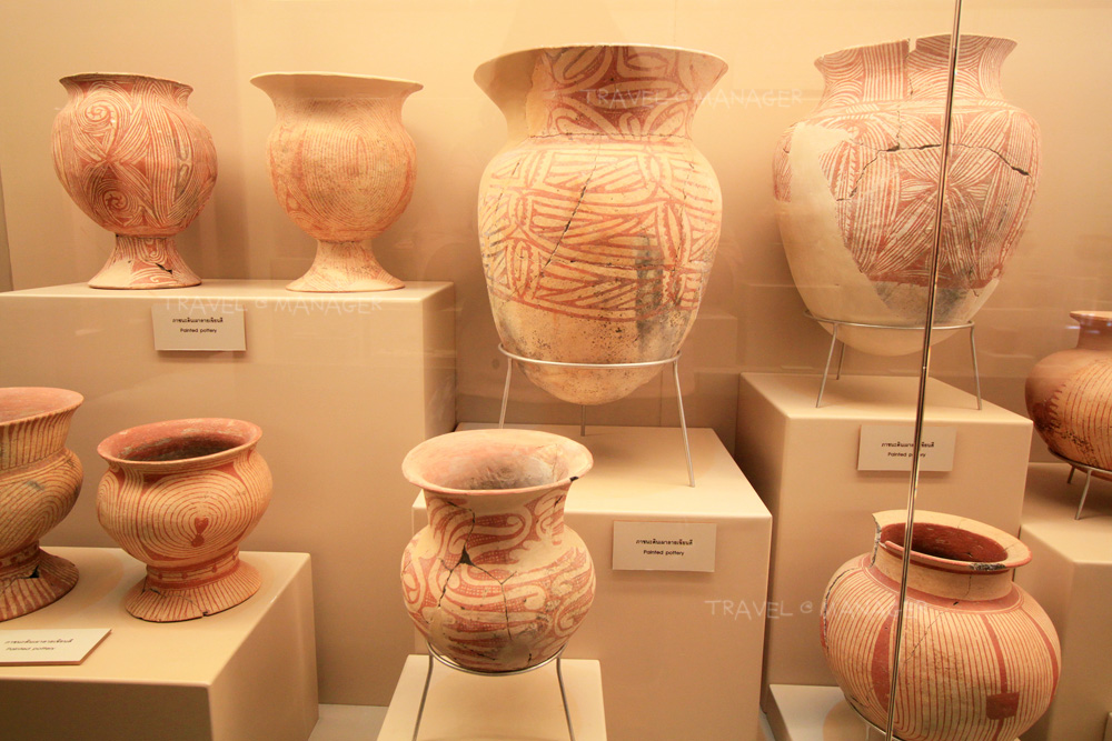 โบราณวัตถุภายในพิพิธภัณฑสถานแห่งชาติ บ้านเชียง