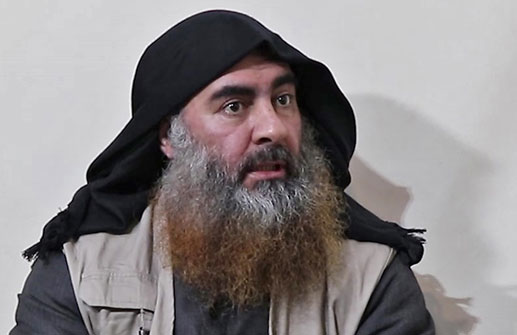 อาบู บักร์ อัล-บักดาดี ผู้นำกลุ่มรัฐอิสลาม (ไอเอส) 
