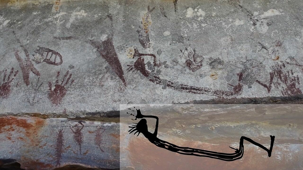 กลุ่มภาพเขียนสีโบราณที่ออสเตรเลียค้นพบ ซึ่งมีภาพจิงโจ้อายุเก่าแก่ที่สุดถึง 17,000 ปี รวมอยู่ด้วย 