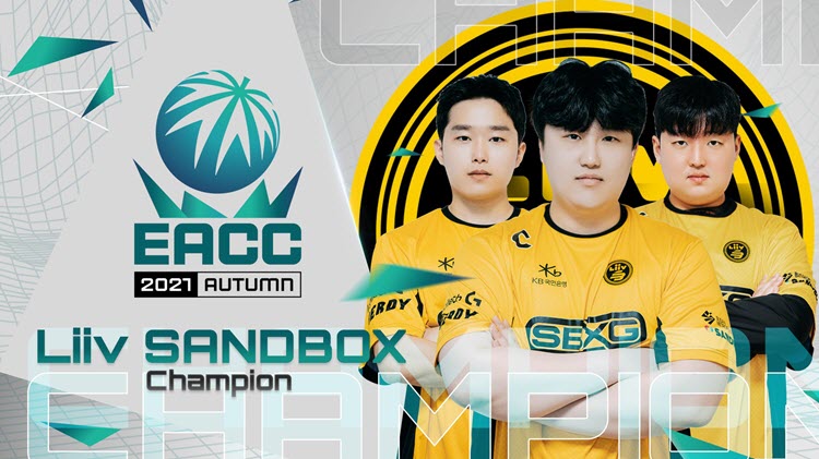 Liiv SANDBOX ดับฝันทีมไทย คว้าแชมป์ EACC AUTUMN 2021