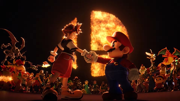 "โซระ" ตัวเอก Kingdom Hearts ร่วมศึกเกมต่อสู้ Smash Bros.