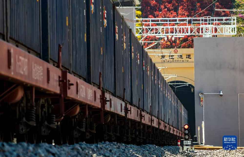 เส้นทางรถไฟเชื่อมจีน-ลาว (ภาพ : สำนักข่าวซินหัว)