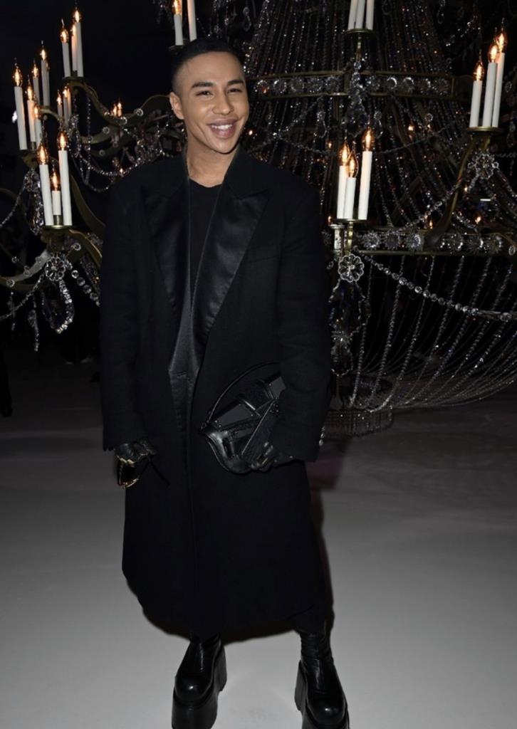 Olivier Rousteing ในโชว์ของ  Off-White