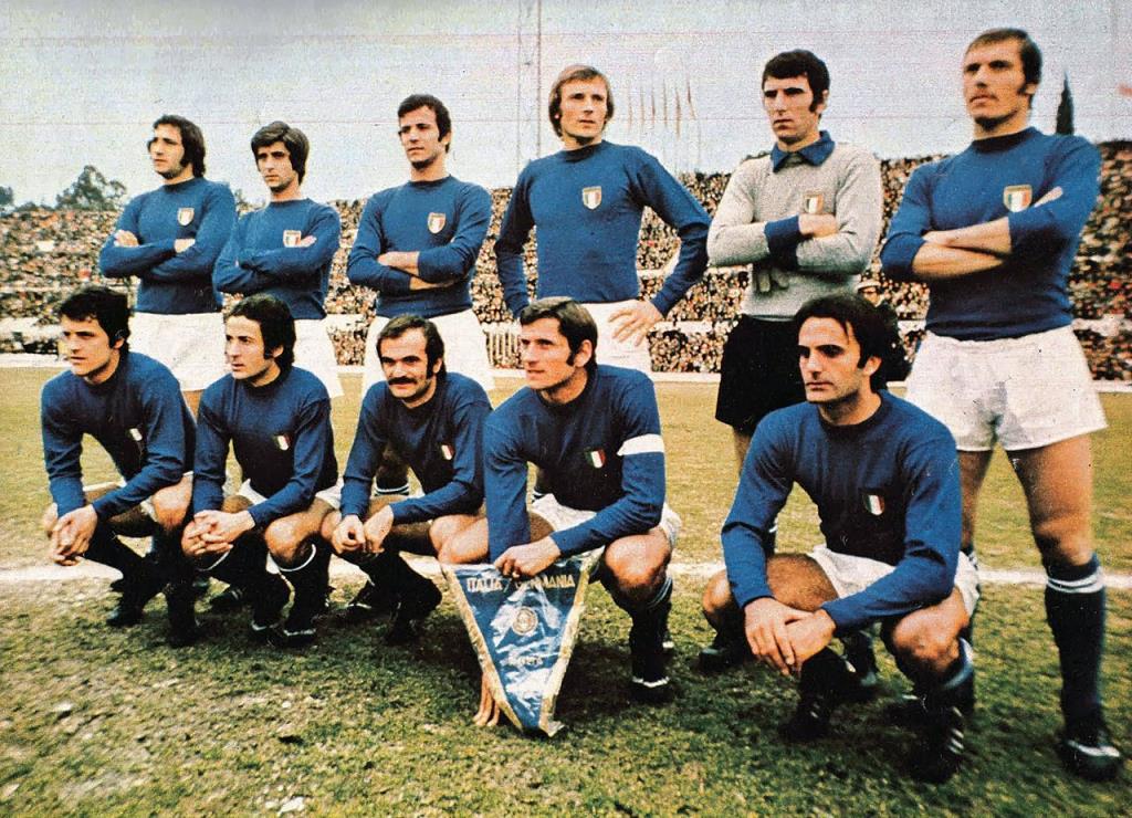 อิตาลี เคยใส่แบรนด์ อาดิดาส เมื่อปี 1974 ในศึกฟุตบอลโลก