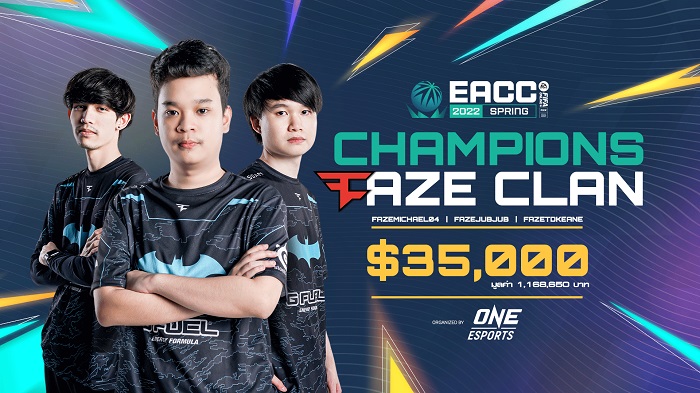 FaZe Clan ทวงบัลลังก์ คว้าแชมป์ EACC Spring 2022 ได้สำเร็จ!