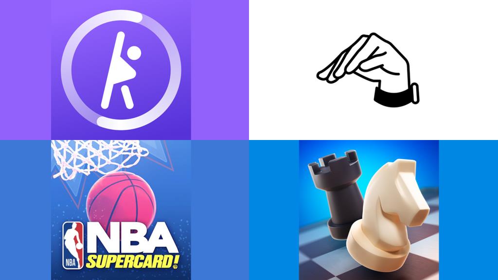 Cyber Apps 24/10/22 : StretchMinder / AirShot / NBA SuperCard / Chess Clash