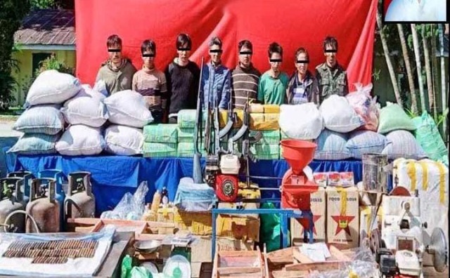 Myanmar Police Seize113Kgs of “Happy Water” on Chiang Rai Border