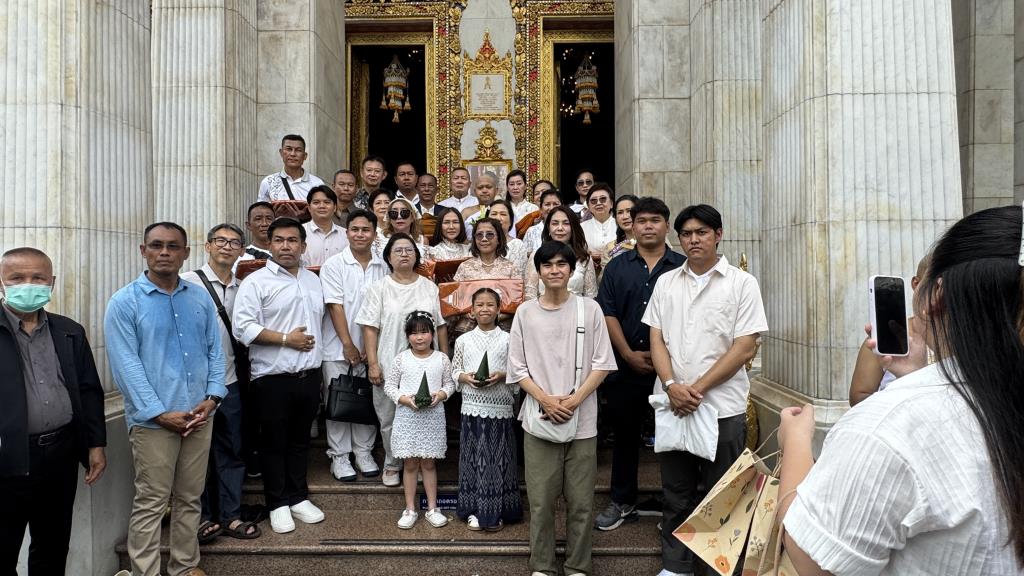 “นพรุจ สังข์รุ่ง ”เข้าสู่ร่มเสาวพักษ์ อุปสมบท ณ วัดบวรนิเวศวิหารราชวรวิหาร