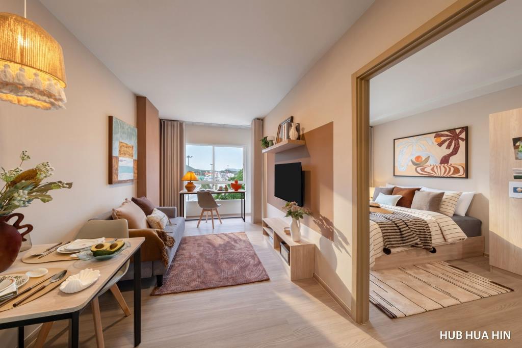 แสนสิริ อวดโฉม “HUB Hua Hin” คอนโดฯแต่งครบพร้อมอยู่เปิดราคาเริ่มต้น 1.19 ล้านบาท