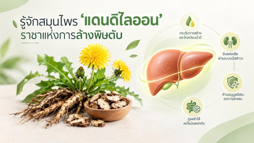 รู้จักสมุนไพร ‘แดนดิไลออน’ ราชาแห่งการล้างพิษตับ