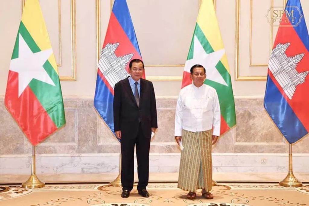 เดินสายไม่หยุด! ‘มินอ่องหล่าย’ ปักหมุดเยือนกัมพูชาฟื้นสัมพันธ์ 11 กันยานี้