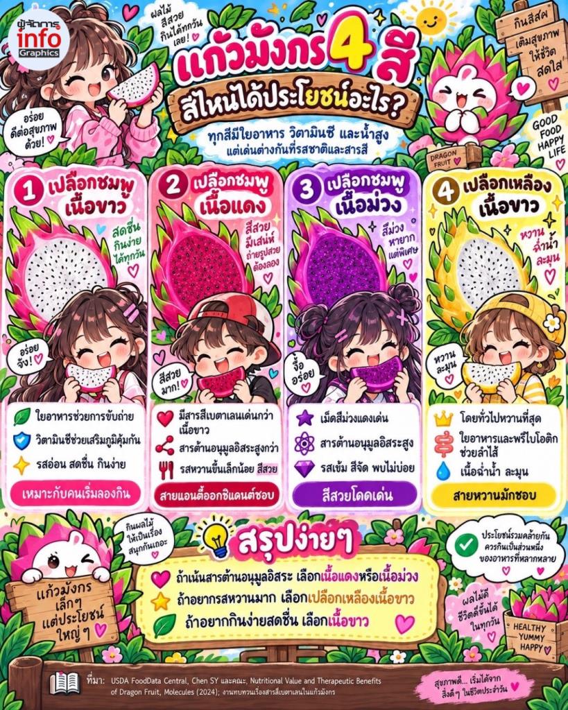 แก้วมังกร 4 สี สีไหนได้ประโยชน์อะไรบ้าง?