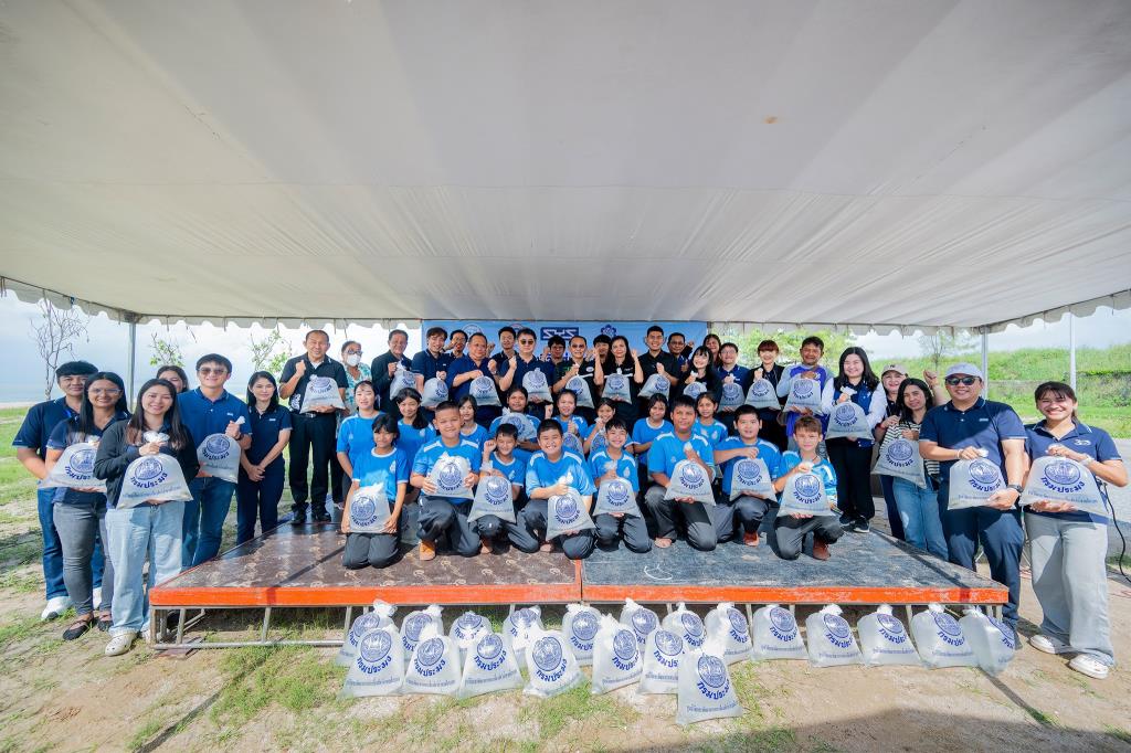SYS สานพลัง กนอ. - ชุมชน คืนชีวิตสู่ทะเล ปล่อยสัตว์น้ำ-เก็บขยะชายหาดหนองแฟบ ฟื้นฟูระบบนิเวศยั่งยืน