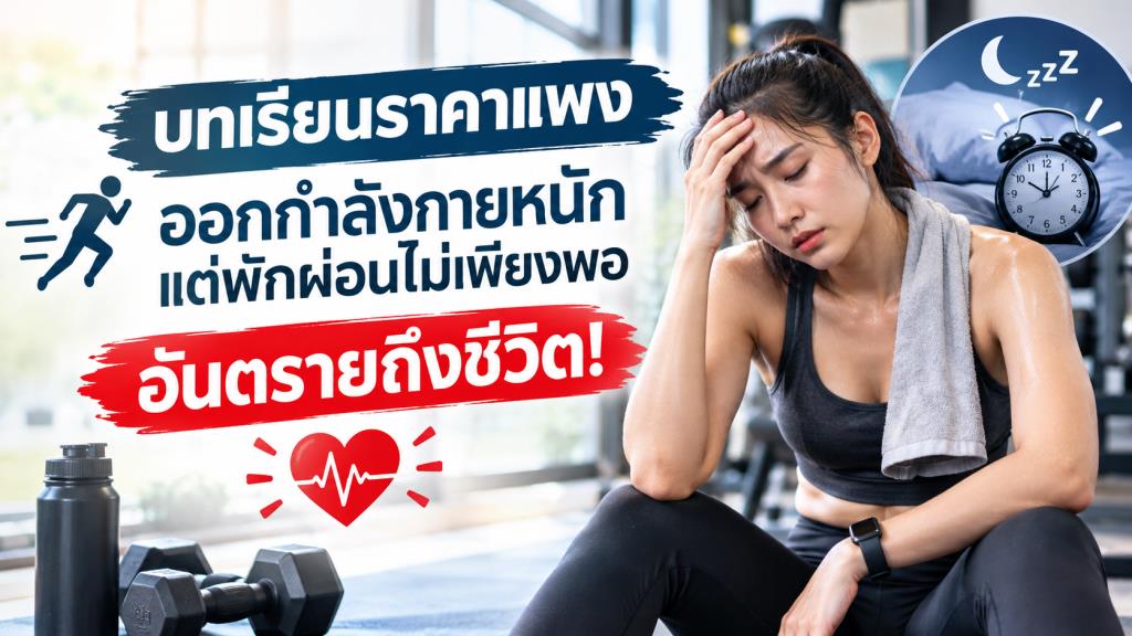 ออกกำลังกายหนัก แต่พักผ่อนไม่เพียงพอ เสี่ยงอันตรายถึงชีวิต!