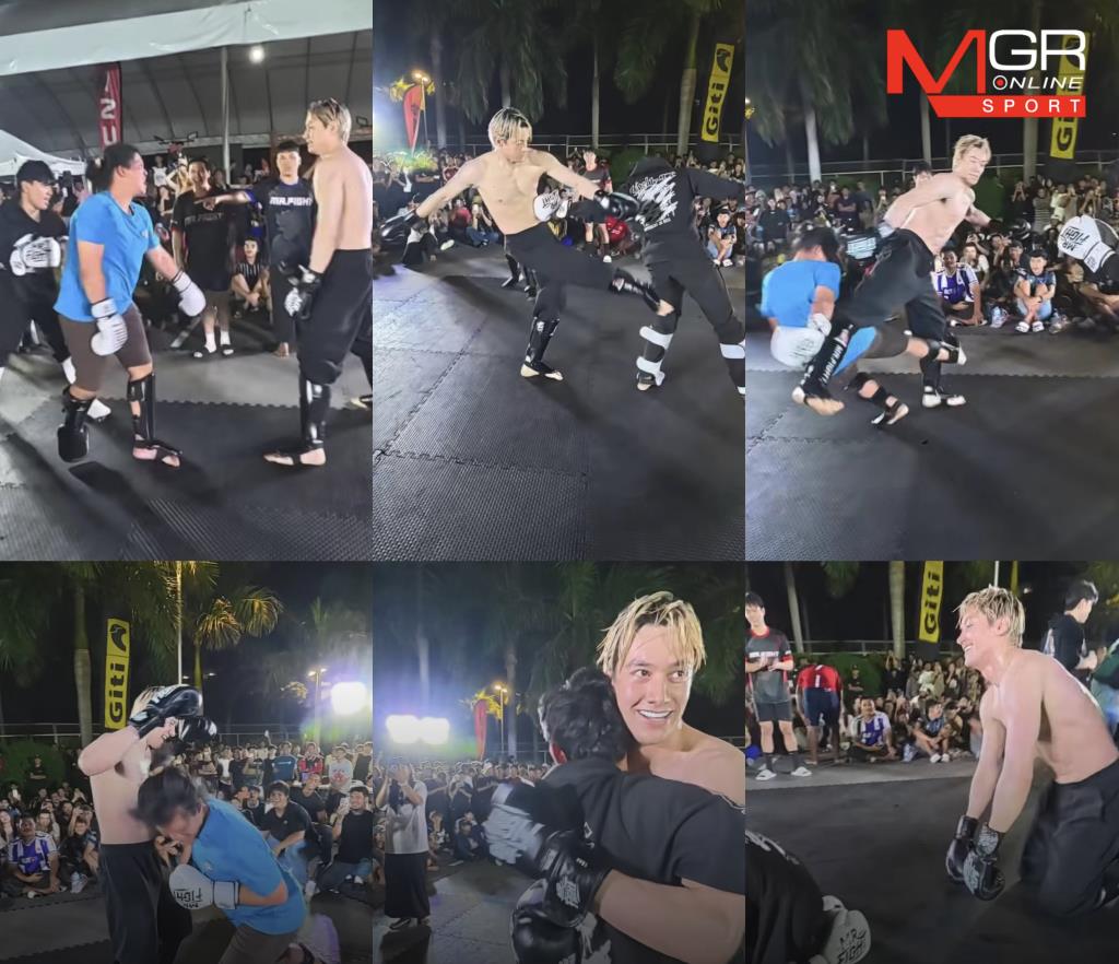 สองหนุ่มสงขลาลองของ ขอ 2 รุม 1 ใส่ ปีเตอร์ เดนแมน สุดท้ายเจอสอนมวยโดนแข้งหวดกระเจิง